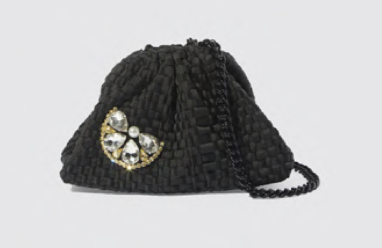 Maria La Rosa Crystal Lemon Mini Game in Black | 4sisters1closet