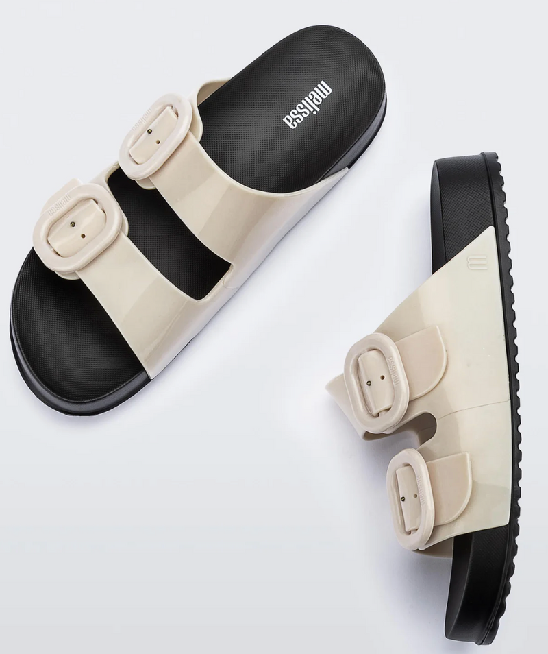 Melissa Cozy Slide in Beige | 4sisters1closet