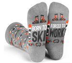 Lavley  Born to Ski,Forced to Work Socks | 4sisters1closet