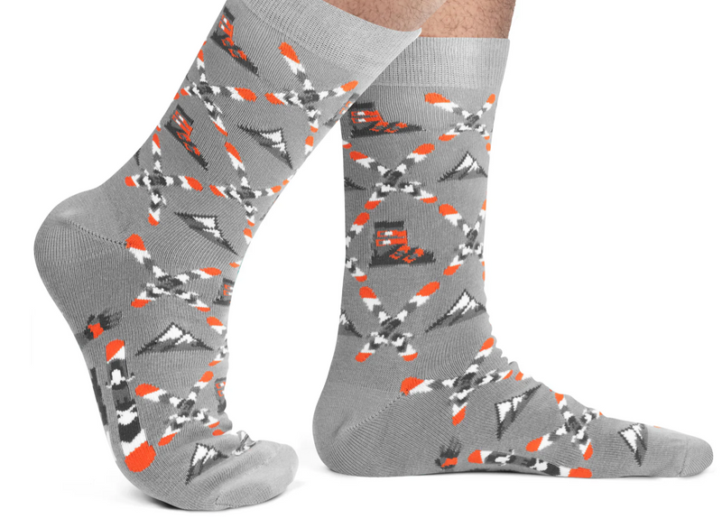 Lavley  Born to Ski,Forced to Work Socks | 4sisters1closet