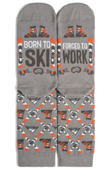 Lavley  Born to Ski,Forced to Work Socks | 4sisters1closet