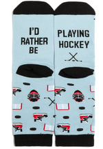 Lavley I'd Rather Be Playing Hockey Socks | 4sisters1closet
