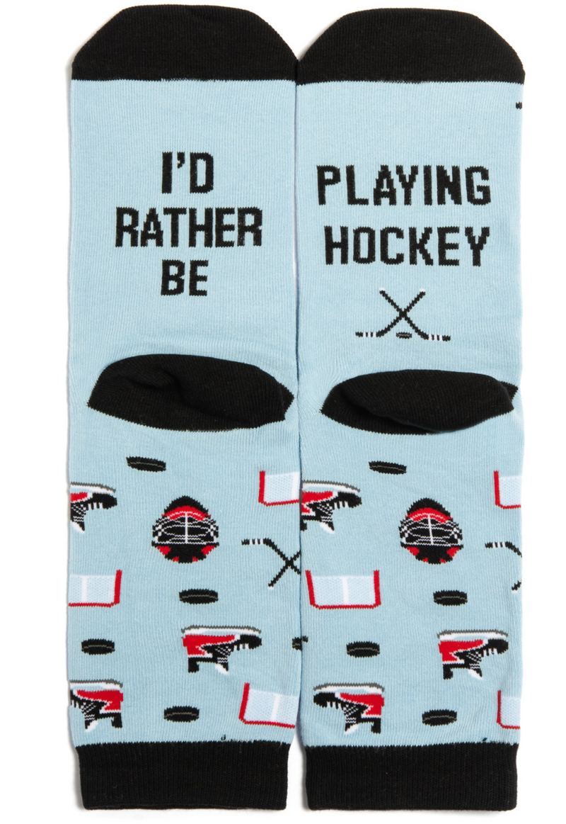 Lavley I'd Rather Be Playing Hockey Socks | 4sisters1closet