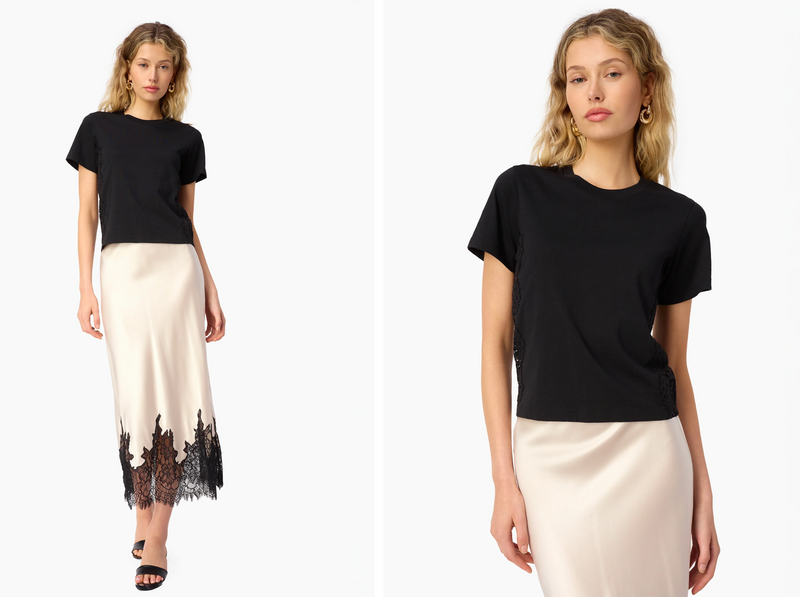 CAMI NYC  Ebra Cotton TEE in Black | 4sisters1closet