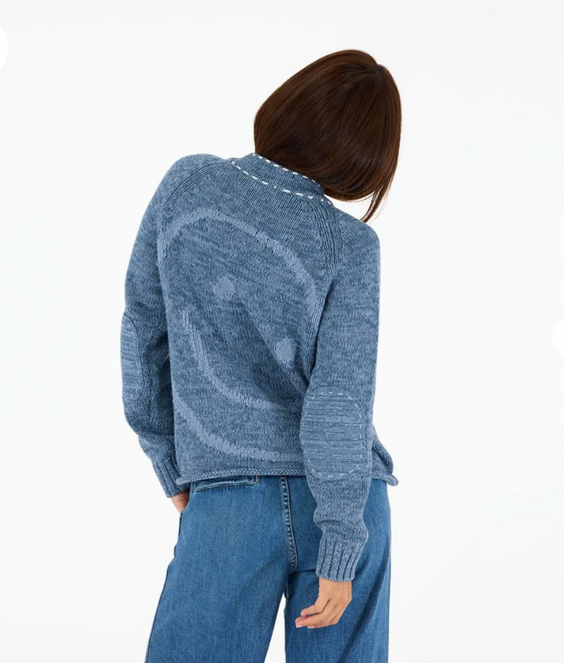 KERRI ROSENTHAL Short Poppy Smiley Cardigan | 4sisters1closet