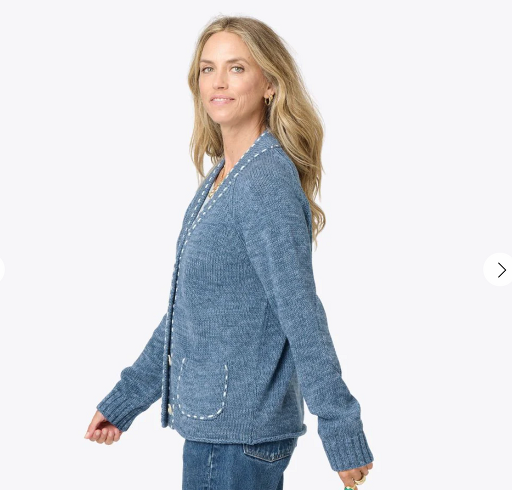 KERRI ROSENTHAL Short Poppy Smiley Cardigan | 4sisters1closet