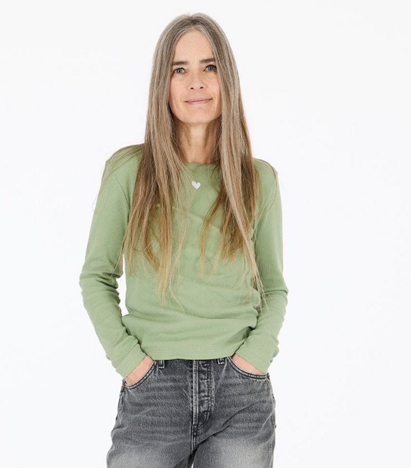 KR Long Sleeve Rib Tee Army Green