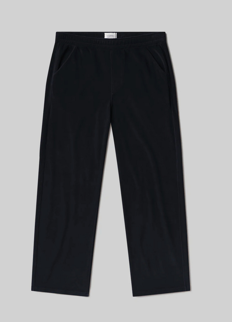 Citizens of Humanity Brynn Drawstring Velour Pant in Notto | 4sisters1closet