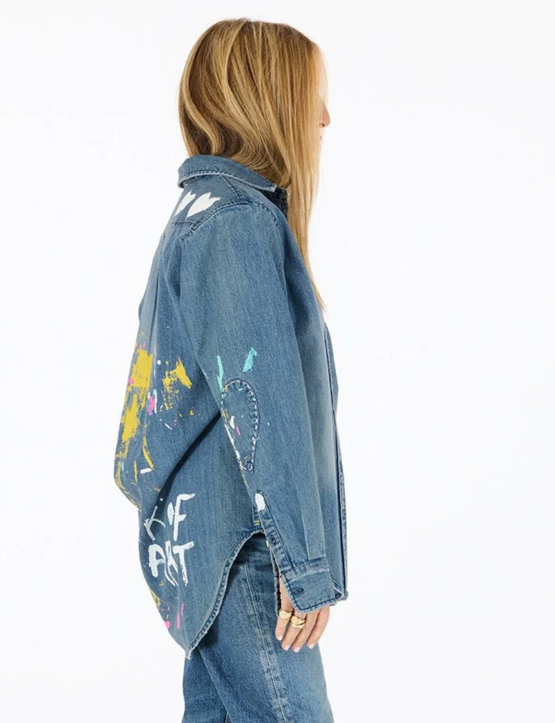 KERRI ROSENTHAL Mia Studio Denim Shirt | 4sisters1closet