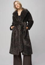 Splendid Lucia Long Fur Coat in Leopard | 4sisters1closet