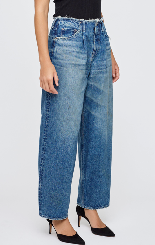 MOUSSY MV Lionspaw No Belt Pants Blue | 4sisters1closet
