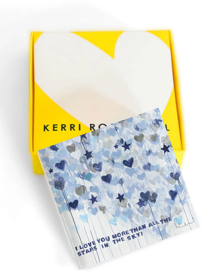 Kerri Rosenthal Starry Starry Block of LOVE | 4sisters1closet