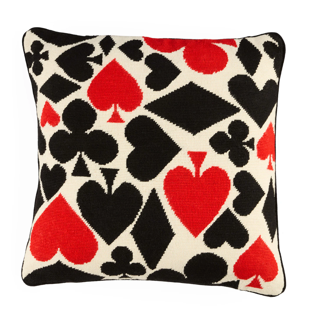 Jonathan Adler Full Deck Pillow | 4sisters1closet