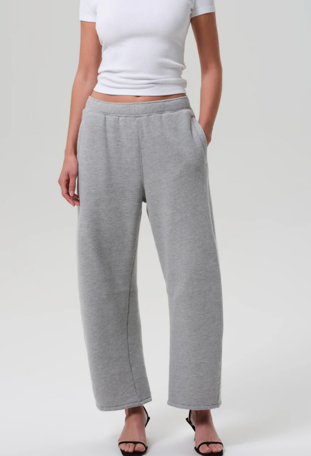 Citizens of Humanity Miro Sweatpant in Heather Grey | 4sisters1closet