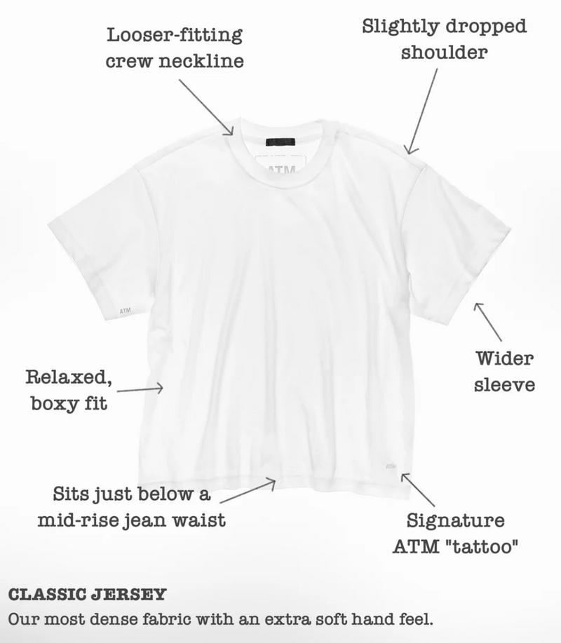 ATM Classic Jersey Short Sleeve Boy Tee | 4sisters1closet