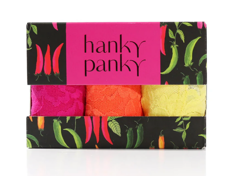 Hanky Panty Original Rise "Summer" Thong 3 Pack