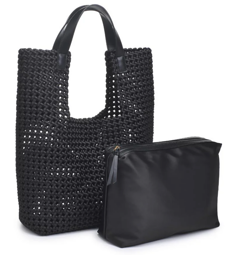 Sol & Selene Zenith Zen Tote in Black | 4sisters1closet