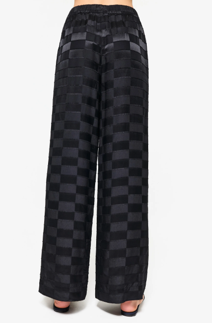 Cami NYC Medina Burnout Wide Leg Pant in Black