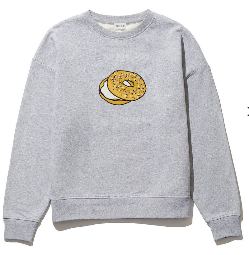 KULE Bagel Oversized Sweatshirt in Heather Grey | 4sisters1closet