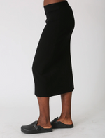 Electric & Rose Asher Ribbed Skirt in Onyx