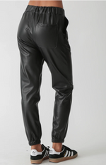 Electric & Rose Downtown Pant Leather Onyx | 4sisters1closet