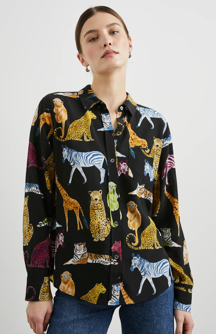 Rails Illustrated Animals Kate Shirt | 4sisters1closet