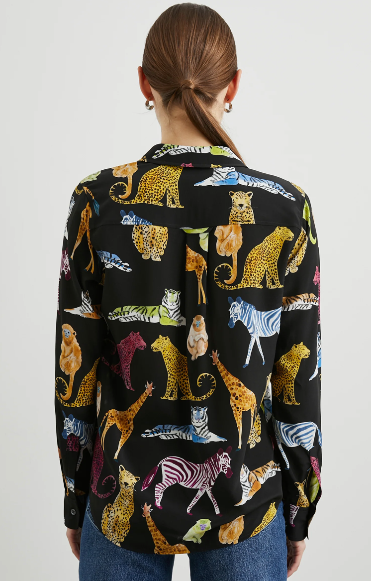 Rails Illustrated Animals Kate Shirt | 4sisters1closet