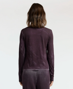 Cotton Citizen Standard Long Sleeve Shirt in Vintage Eggplant | 4sisters1closet