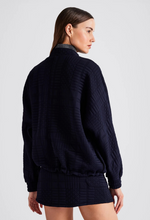 IN/ONE Pippa Matlsse Crop Jacket in Navy