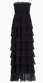 Cami NYC Stella Chiffon Dress in Black