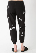 Electric & Rose SunnyJogger Doodle Onyx/Cloud | 4sisters1closet