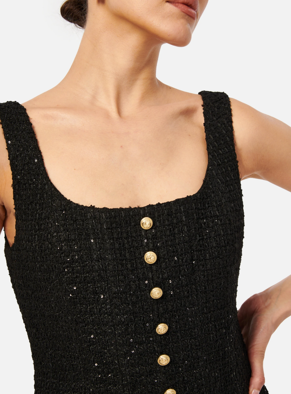 CAMI NYC Rosita Tweed Top | 4sisters1closet – 4Sisters1Closet