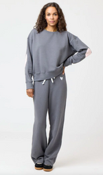 Kerri Rosenthal Weekend Barb Sweatpants in Carbon | 4sisters1closet