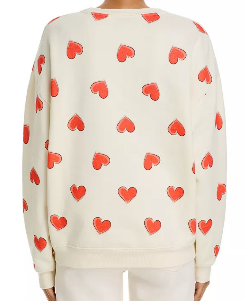 Kule Multi Heart Oversized Sweatshirt | 4sisters1closet