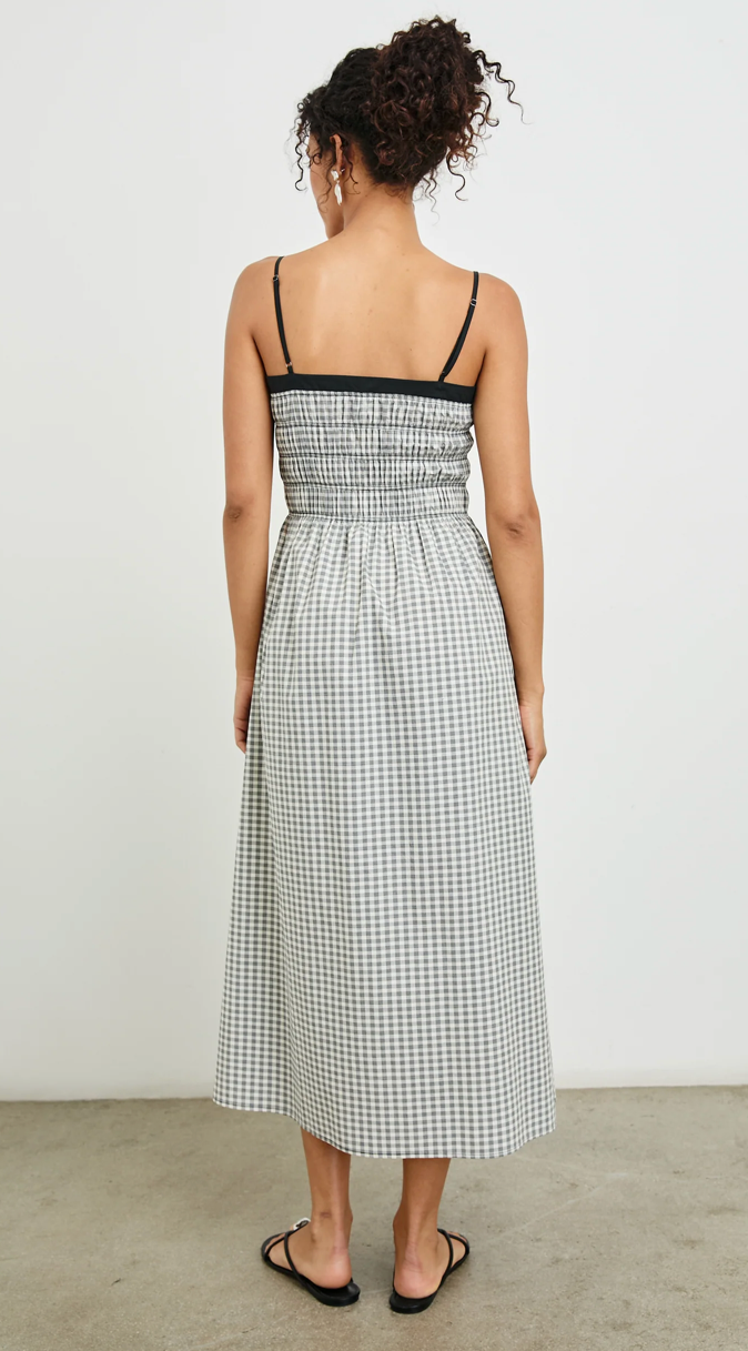 Rails Primrose Dress Ivory Jet Gingham