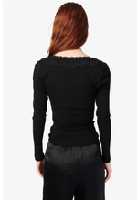 CAMI NYC Rooney Rib Knit Top in Black