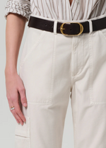 Citizens of Humanity Marcelle Low Slung Easy Cargo in Almondite