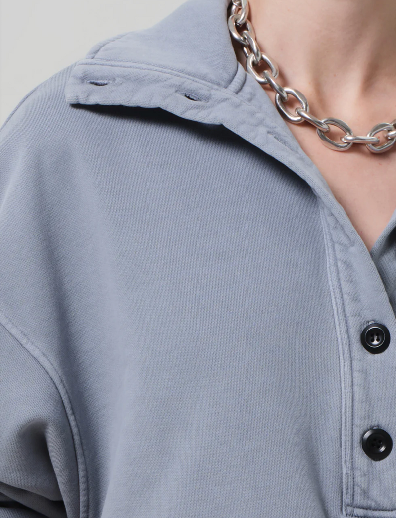 Citizens of Humanity Mirelle Funnel Neck in Hematite | 4sisters1closet
