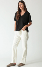 Electric & Rose Chase VNeck Tee in Onyx | 4sisters1closet