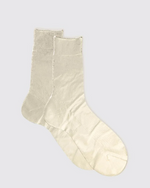 MARIA LA ROSA One Ribbed Laminated Socks
