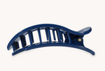 Teleties New York Yankees Large Flat Round Hair Clip in Blue