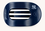 Teleties New York Yankees Large Flat Round Hair Clip in Blue