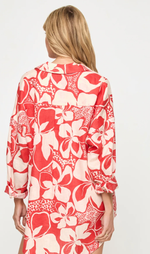 L*SPACE Rio Tunic in HIbiscus Bloom | 4sisters1closet