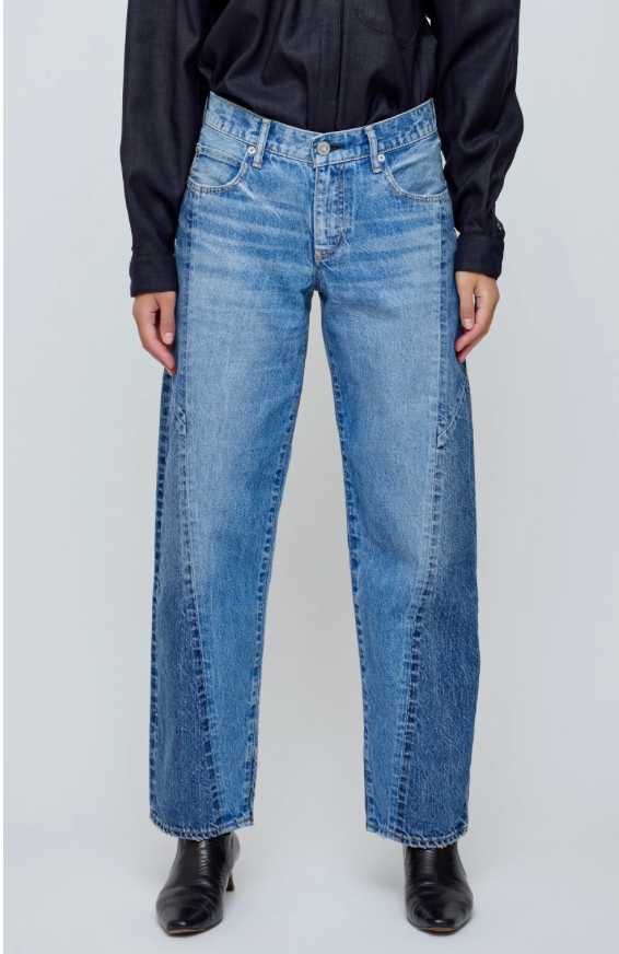 MOUSSY MICCO Remake Wide Taper Blue | 4sisters1closet