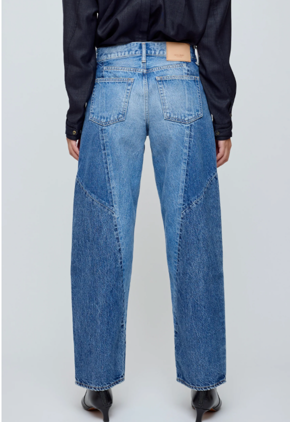 MOUSSY MICCO Remake Wide Taper Blue | 4sisters1closet