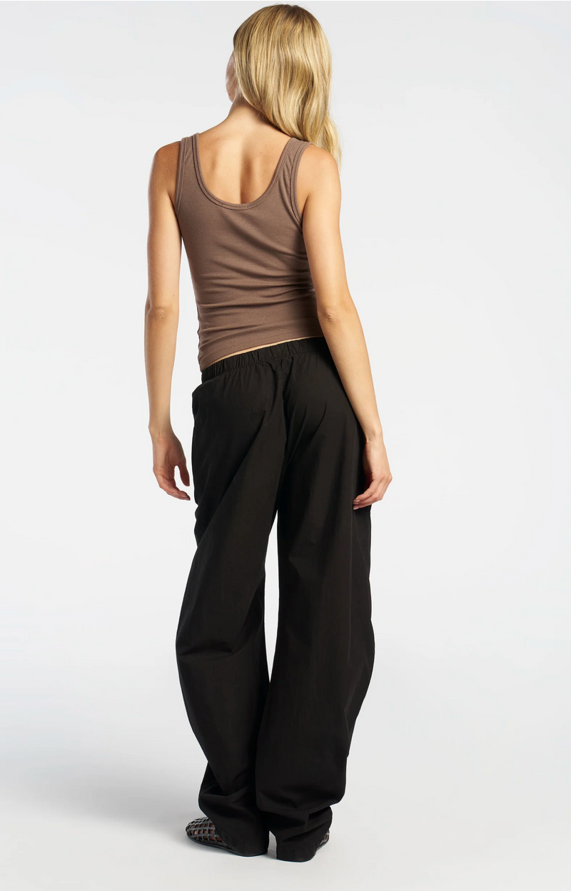 Cotton Citizen Santorini Trouser Jet Black | 4sisters1closet