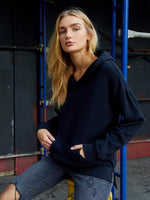 Nation Alice Velvet Sweatshirt in Black | 4sisters1closet
