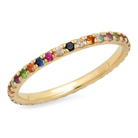 Eriness Multicolored Eternity Band
