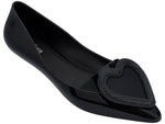 Melissa Pointy Heart in Black | 4sisters1closet