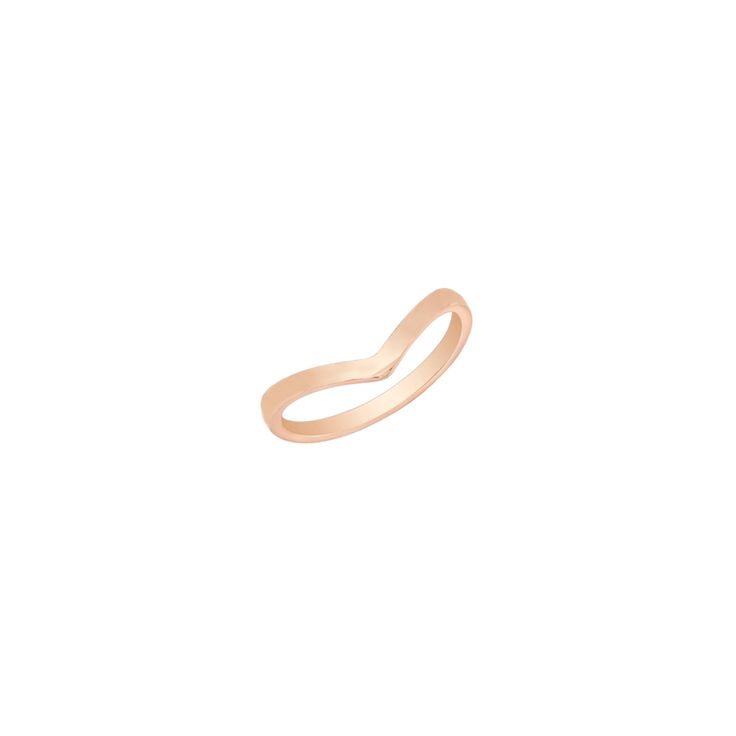 Vita Fede Ring Ultra "V" Ring in Rose Gold